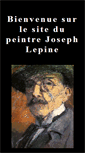 Mobile Screenshot of josephlepine.com